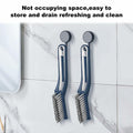 COIYINGJAUNEI Hard Bristle Stiff Cleaning Brush 2 pcs Blue White ABS