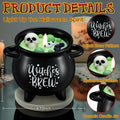 Kederwa Halloween Witch Brew Candle 14oz Black Ceramic Scented
