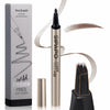 Hegafoo Microblading Brow-Fection Eyebrow Pen Waterproof 0.02oz Honey Tea Brown