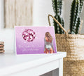 GIFTSFARM Birthday Card for Girls Women Purple Stars Music Theme