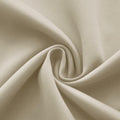 Mrs.Naturall Biscotti Beige Blackout Curtains 34x36 Inch Set of 2 Panels