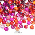Blinginbox Glass Flatback Rhinestones Crystal Round Gems Rose SS20 1440pcs