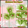 Ruxiel 17 Inch Christmas Tree Picks 6 PCS Lime Green Furry Curly Stems