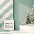 VKYN Grammy Gift Wood Box Keepsake Multicolor 5x5 Inches Home Decor