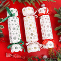 CCINEE Christmas Treat Boxes 24 Pack DIY Snowflake Ribbon Red Paper