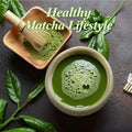 Sfutee Matcha Whisk Set 4pcs Ceramic Bowl Bamboo Scoop Chasen Holder 19oz Green