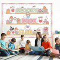Pasimy Spooky Book Club Bulletin Board Set Ghost Halloween Classroom Decor