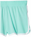 Amazon Essentials Girls Active Running Shorts 2 Pack Aqua Blue/Grey Size XL
