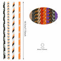 YAOSHENG Halloween Paper Straws 200pcs Biodegradable Mixed Styles Party