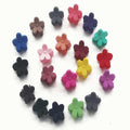 CYHYII 20Pcs Mini Colorful Flower Hair Pins Clips Barrettes Plastic