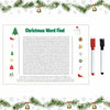 Christmas Word Search Poster Jumbo 36x24in 50 Words Holiday Game
