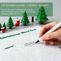 Christmas Word Search Poster Jumbo 36x24in 50 Words Holiday Game