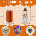 Goodeco LED Ghost Figurine Light-Up Spooky Resin Decoration Off-White