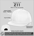 ZHATS Penn State Nittany Lions NCAA Snapback Hat Black Flat Snapback