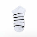 ANT21T Athletic Ankle Socks Low Cut Gray White Black Blue 4 Pairs