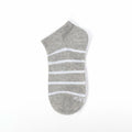 ANT21T Athletic Ankle Socks Low Cut Gray White Black Blue 4 Pairs