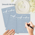 MBYHP Bridal Shower Games 30 Pcs Blue Wedding Cards Color A03 Size A03