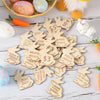 CypherX Halloween Wood Craft Tokens for Kids, 30 Pieces, DIY Activity & Rewards