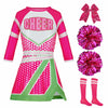 Spooktacular Creations Girls Cheerleader Costume Long Sleeve Size L