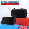 VGBUS Hard Carrying Case for Nintendo Switch 2 2025 Black Nylon Pockets