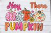 BELLOWDEER Hey There Pumpkin Rustic Wood Hanging Sign Fall Decor 8x10 Inches