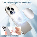 QxbBox Magnetic Selfie Mirror for Back Camera Compatible with Magsafe Case White