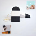 ELYXKY Rubber Door Stopper King-Size 2PCS Heavy-Duty Non-Slip Black