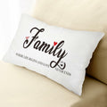 Fihjm Family Throw Pillow Cover 12x20 Beige Farmhouse Home Decor 24 Pack