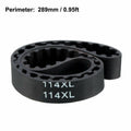 uxcell 114XL Rubber Timing Belt Synchronous Closed Loop 10mm Width