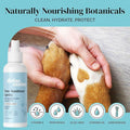 Dog Paw Cleaner Spray 5.1oz Alcohol Free Coconut Aloe Copaiba Lemongrass USA