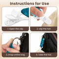 dcdcee Hat Clip Travel Bag Accessory Blue Ocean 1 Lightweight 0.09lb