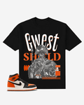 G West Ornate shield Oversized T-Shirt Mens