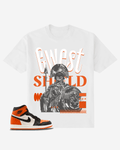 G West Ornate shield Oversized T-Shirt Mens