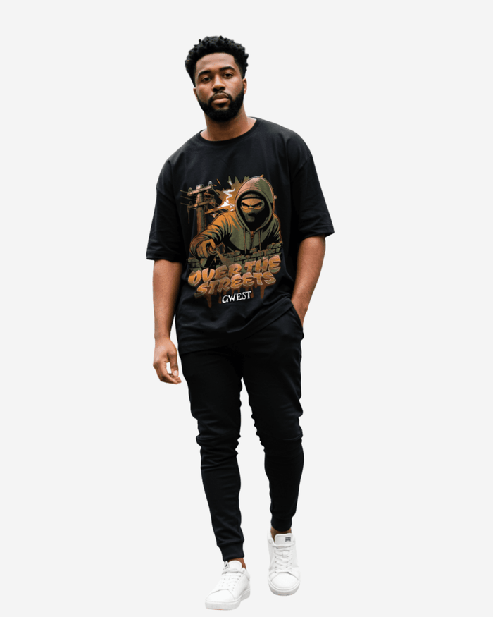 G West Over The Streets Oversized T-Shirt Mens