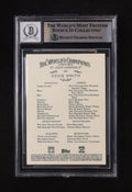 Ozzie Smith 2013 Topps Allen And Ginter Auto Beckett 10