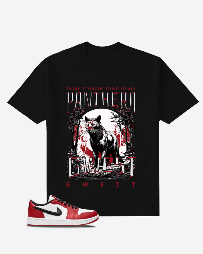 G West Panthera Oversized T-Shirt Mens