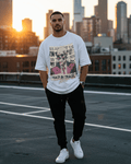 G West Peace In Tragic Oversized T-Shirt Mens
