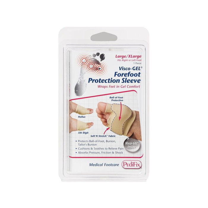 PediFix Visco-Gel foreFoot Protection Sleeve - Large/XLarge