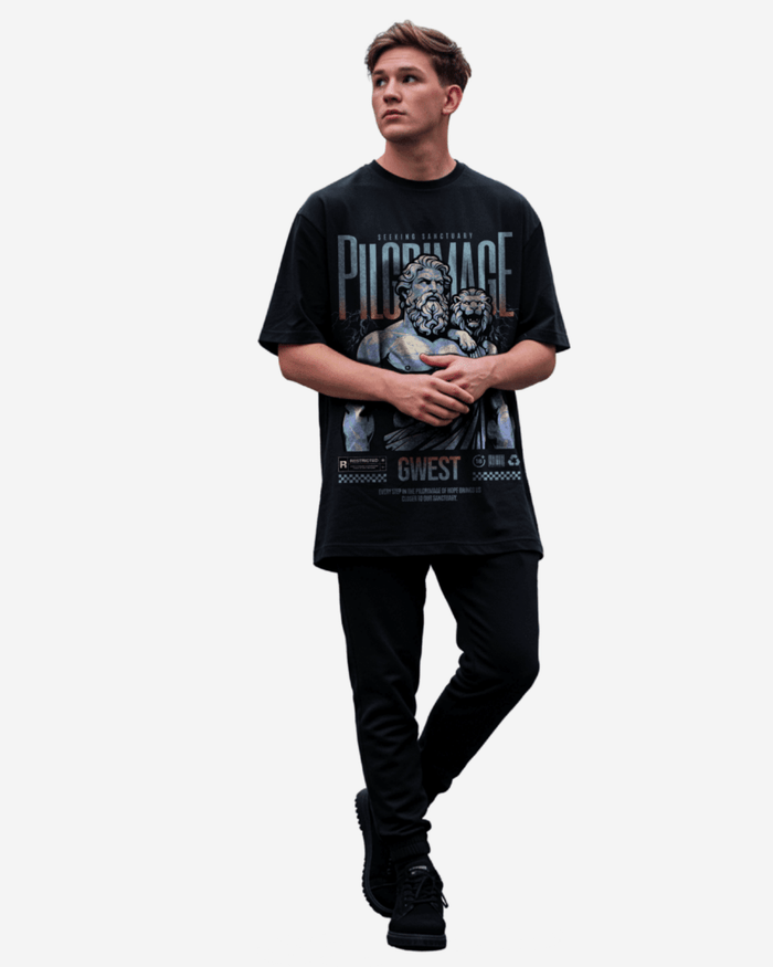 G West Pilgrimage Of Hope Oversized T-Shirt Mens