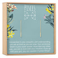Pisces Zodiac Earrings