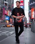 G West Playing With Fire Oversized T-Shirt Mens