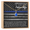 Police Wife Gemstone Necklace