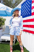 Brianna Cannon Old Glory Shorts