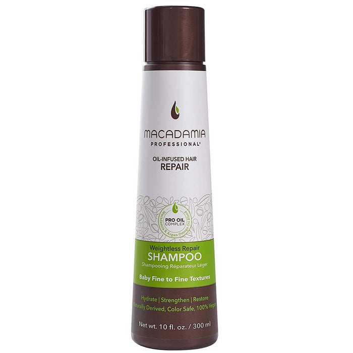 Macadamia Professional Hair Care Sulfate Paraben Free Natural Organic CrueltyFree Vegan Hair Products Weightless Hair Repair Shampoo