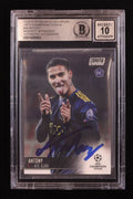 Antony Signed 2020-21 Stadium Club Chrome #49 RC (BGS 10)