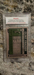Autographed Clint Frazier Card