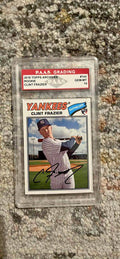 Autographed Clint Frazier Card