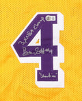 Byron Scott Signed Jersey Inscribed "3x NBA Champ" & "Showtime" (Beckett)