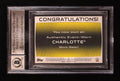 Charlotte Flair Signed 2015 Topps WWE Relic #NNO (BGS 10)