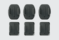 GoPro Adhesive Mounts, 3 Curved + 3 Flat Sticky Mounts